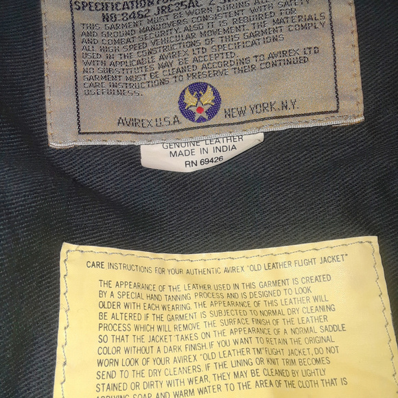 Avirex Daytona Hurricanes LTD  Leather Backpack Drawstring Motorcycle Style - Picture 6 of 6